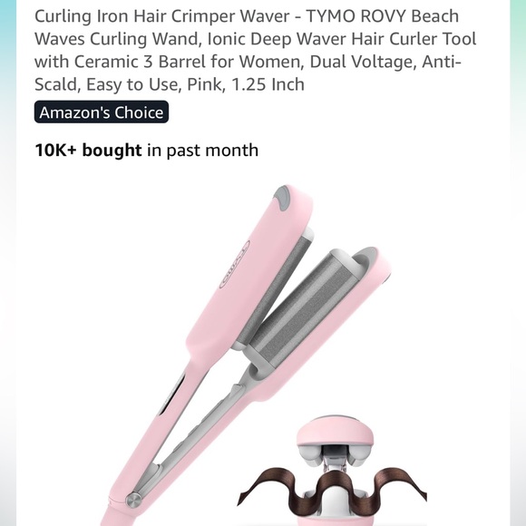 TYMO Curling Iron Crimper Waver - Picture 2 of 3